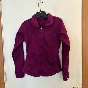 Nike Fit Thermal Full zip Athletic Jacket with finger  holes